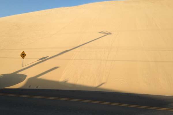 Dunas do Siriú com vista para o mar