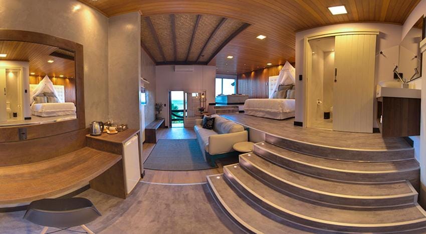 Quarto confortável com vista para o mar na Morada dos Sisais