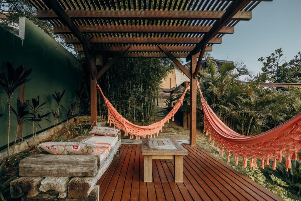 Suíte aconchegante da Pousada Villa Seychelles