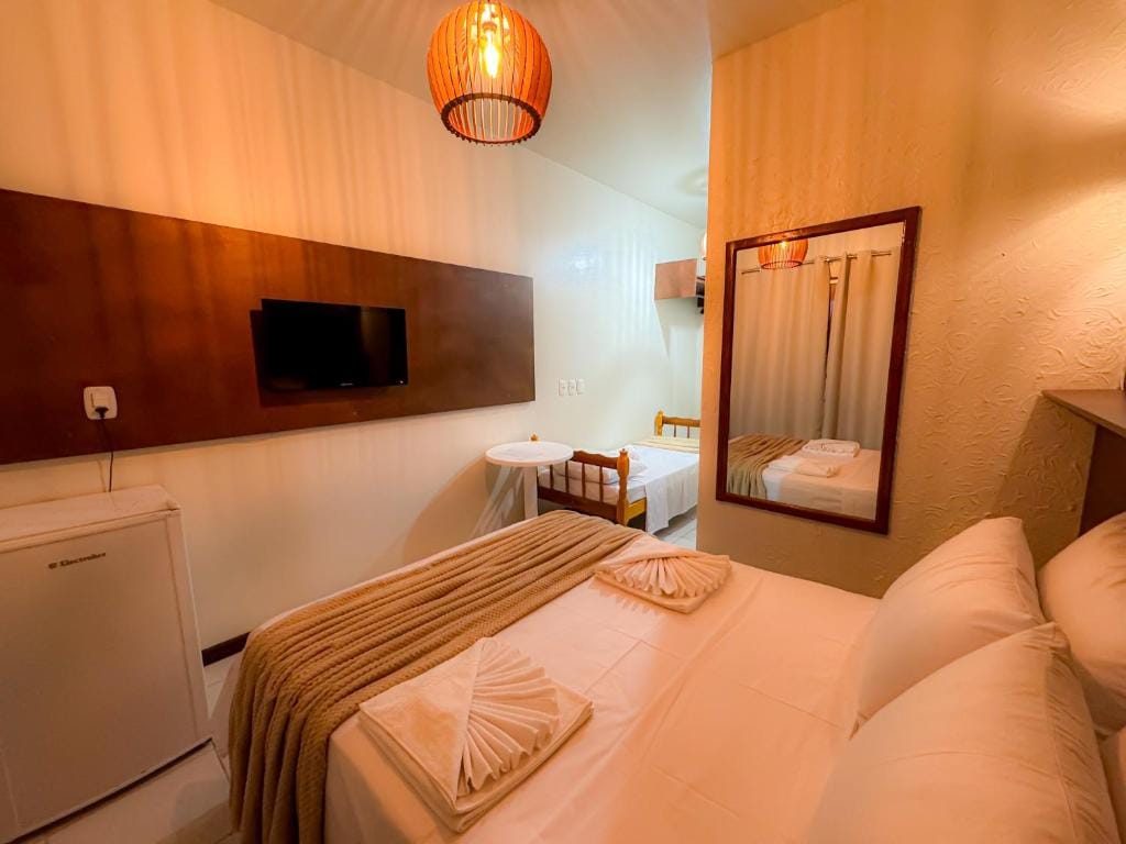 Quarto confortável da Pousada Kauai