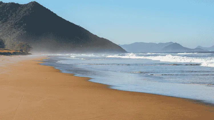 Praia do Rosa tranquila